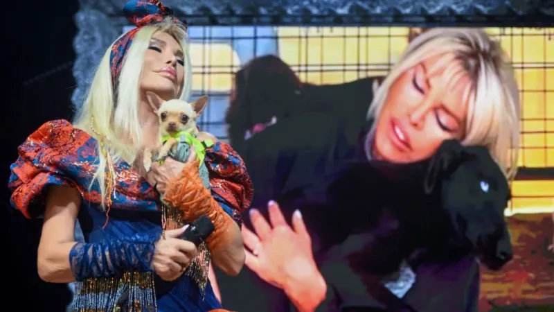 AJDA PEKKAN HARBİYE DE PATİLİ DOSTLARI UNUTMADI