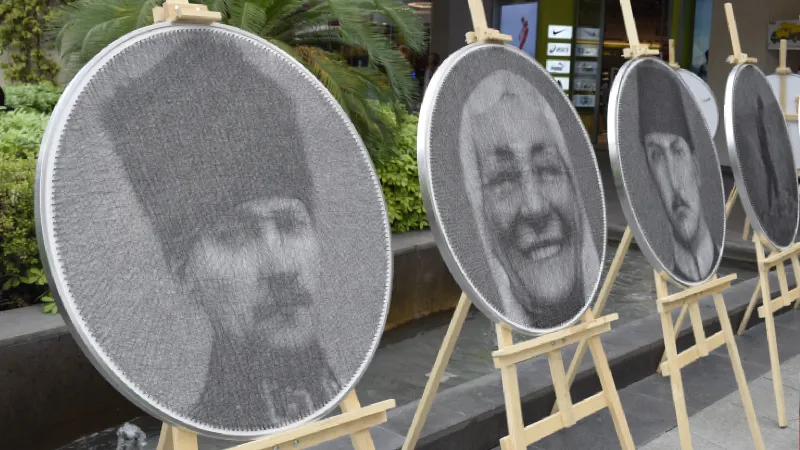 Antalya’da "19 Mayıs Gençlik ve Spor Bayramı Atatürk Özel String Art" sergisi açıldı