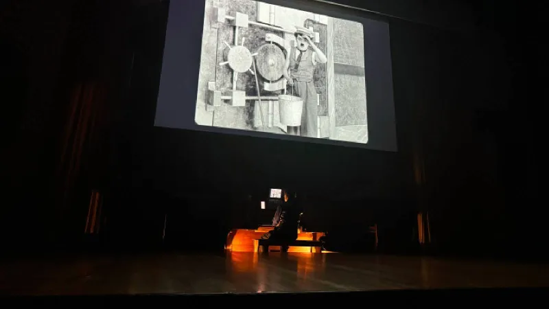 Boğaziçi Üniversitesi'nde tarihi org eşliğinde Charlie Chaplin filmleri izlendi