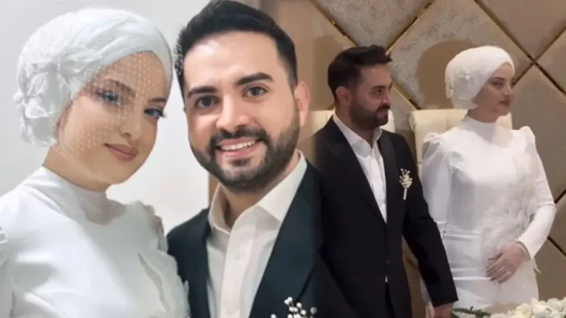 Gelinliği dikkat çekti! Kadir Ezildi ile Gamze Türkmen evlendi