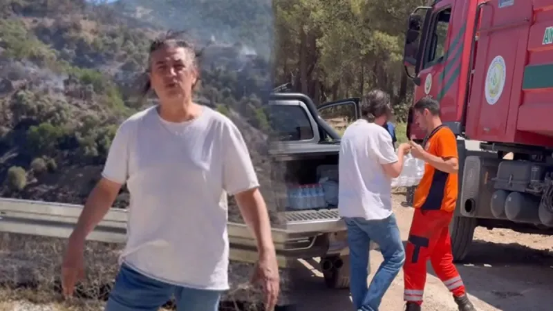 Çelik'ten Yangın Yerine Anlamlı Koşu: "Ne Gerekiyorsa Yapacağız!"