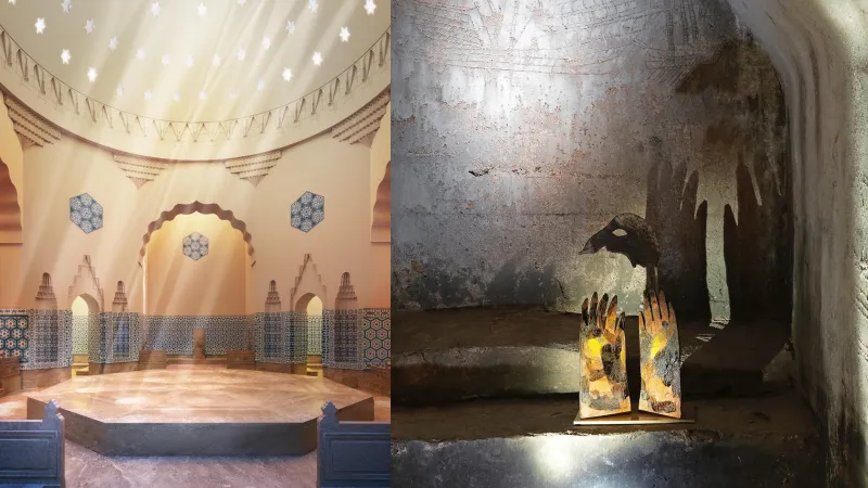 Senkronize uçan kuşların hareketi ‘Murmurations’, Zeyrek Çinili Hamam’da